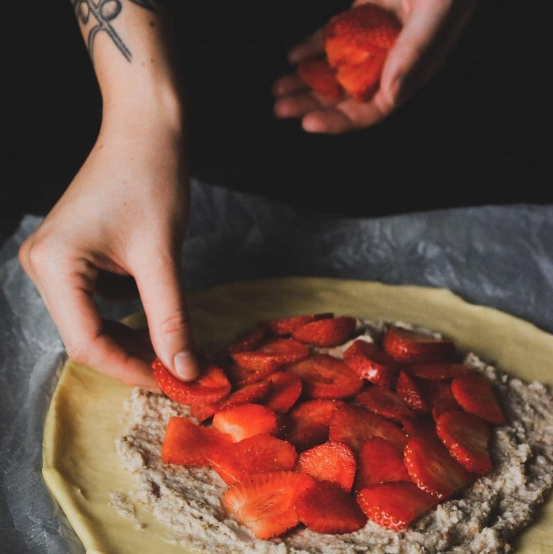 🍓 Strawberry & Banana Galette 🍌
